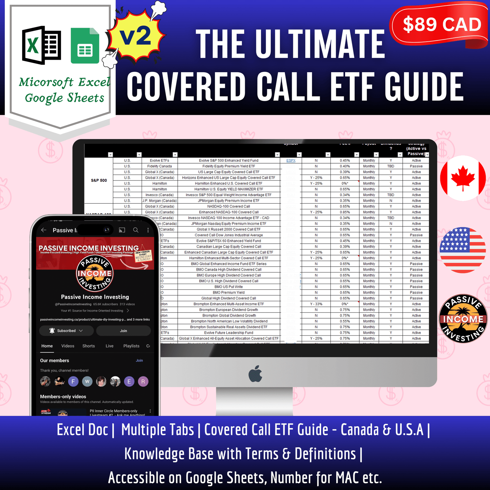 The Ultimate Covered Call ETF Guide v2 (Free Lifetime Updates)